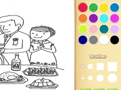 Jeu Wedding Coloring Book for Kids