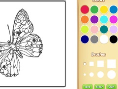 Jeu Butterflies Coloring Book for Kids