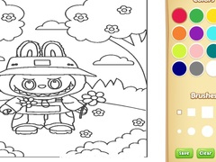 Jeu Labubu Coloring Book For Kids