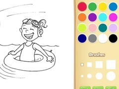 Jeu Summer Coloring Book For Kids