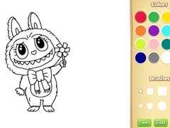 Jeu Labubu Doll Coloring Book for Kids
