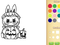 Jeu Halloween Labubu Coloring & Drawing Game