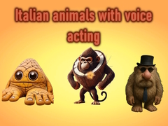 Jeu Italian animals with voice acting