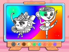 Jeu Coloring Book: Ballerina Cappuccin