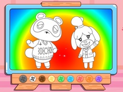 Jeu Coloring Book: Animal Crossing