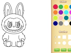 Jeu Labubu Coloring Book