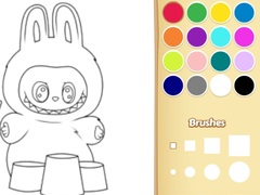 Jeu Easy Labubu Coloring Book