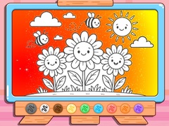 Jeu Coloring Book: Happy Flower