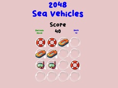Jeu 2048 Sea Vehicles