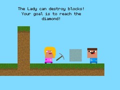 Jeu Lady And Nubik Build And Dig