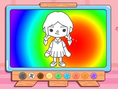 Jeu Coloring Book: Toca Boca Girl