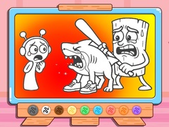 Jeu Coloring Book: Sprunki VS Tung Tung Sahur