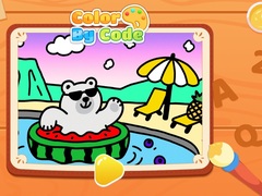 Jeu Color By Code: Polar Bear