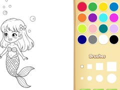Jeu Mermaid Coloring Book For Kids