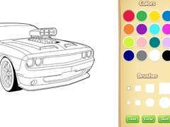 Jeu Car Coloring Book