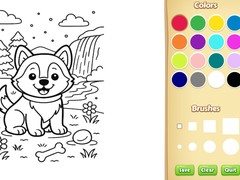 Jeu Dog Coloring Book