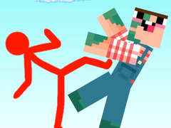 Jeu Red Stickman vs Craftmans
