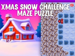 Jeu Xmas Snow Challenge Maze Puzzle