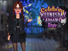 Jeu Celebrity Wednesday Addams Style