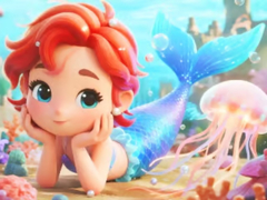 Jeu Jigsaw Puzzle: Chibi Mermaid Marshmallow Jellyfish