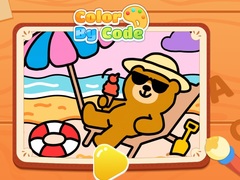 Jeu Color By Code: Chill Bear