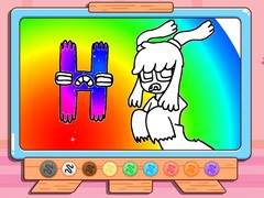 Jeu Coloring Book: Alphabet Lore H