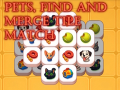 Jeu Pets, Find and Merge Tile Match
