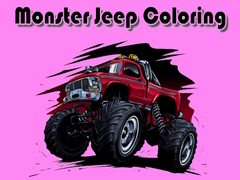Jeu Monster Jeep Coloring