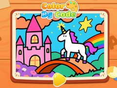 Jeu Color By Code: Rainbow Unicorn