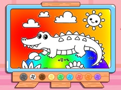 Jeu Coloring Book: Crocodile