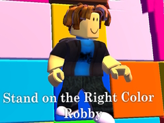 Jeu Stand on the Right Color Robby