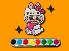 Jeu Labubu Coloring Adventure