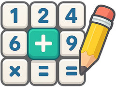 Jeu Math Crossword Puzzle Genius Edition
