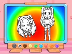 Jeu Coloring Book: Mira Kpop Demon Hunters