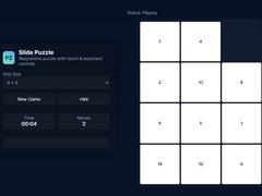 Jeu Sliding Puzzle
