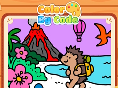 Jeu Color By Code Volcano Hedgehog