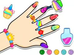 Jeu Coloring Book: Nail Art & Bracelet Diy