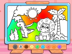 Jeu Coloring Book: Jurassic Dinosaurs