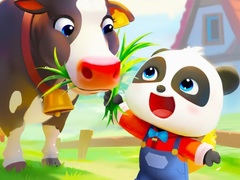 Jeu Jigsaw Puzzle: Baby Panda Cow Ranch