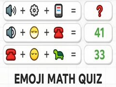 Jeu Emoji Math Quiz