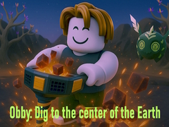 Jeu Obby: Dig to the center of the Earth