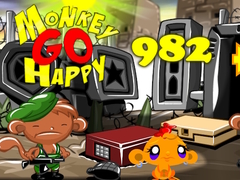 Jeu Monkey Go Happy Stage 982