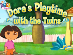 Jeu Dora the Explorer Dora's Playtime with the Twins