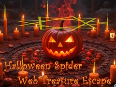 Jeu Halloween Spider Web Treasure Escape