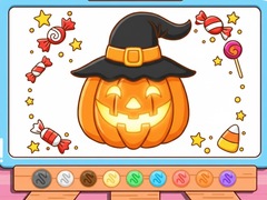 Jeu Coloring Book: Halloween Pumpkin