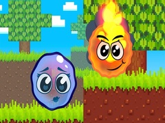 Jeu Fire Ball and Water Ball: Parkour Love Balls