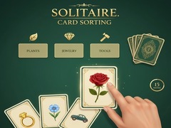 Jeu Solitaire. Card Sorting