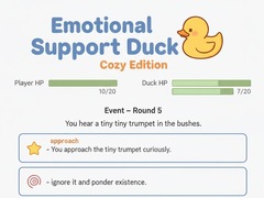 Jeu Emotional Support Duck