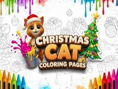 Jeu Christmas Cat Coloring Pages