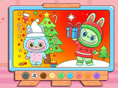 Jeu Coloring Book: Christmas Labubu